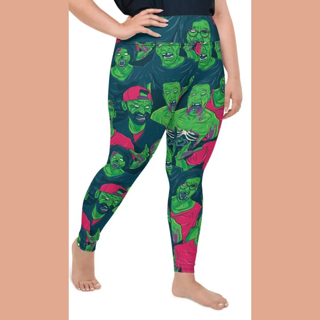 Zombie Plus Size Leggings